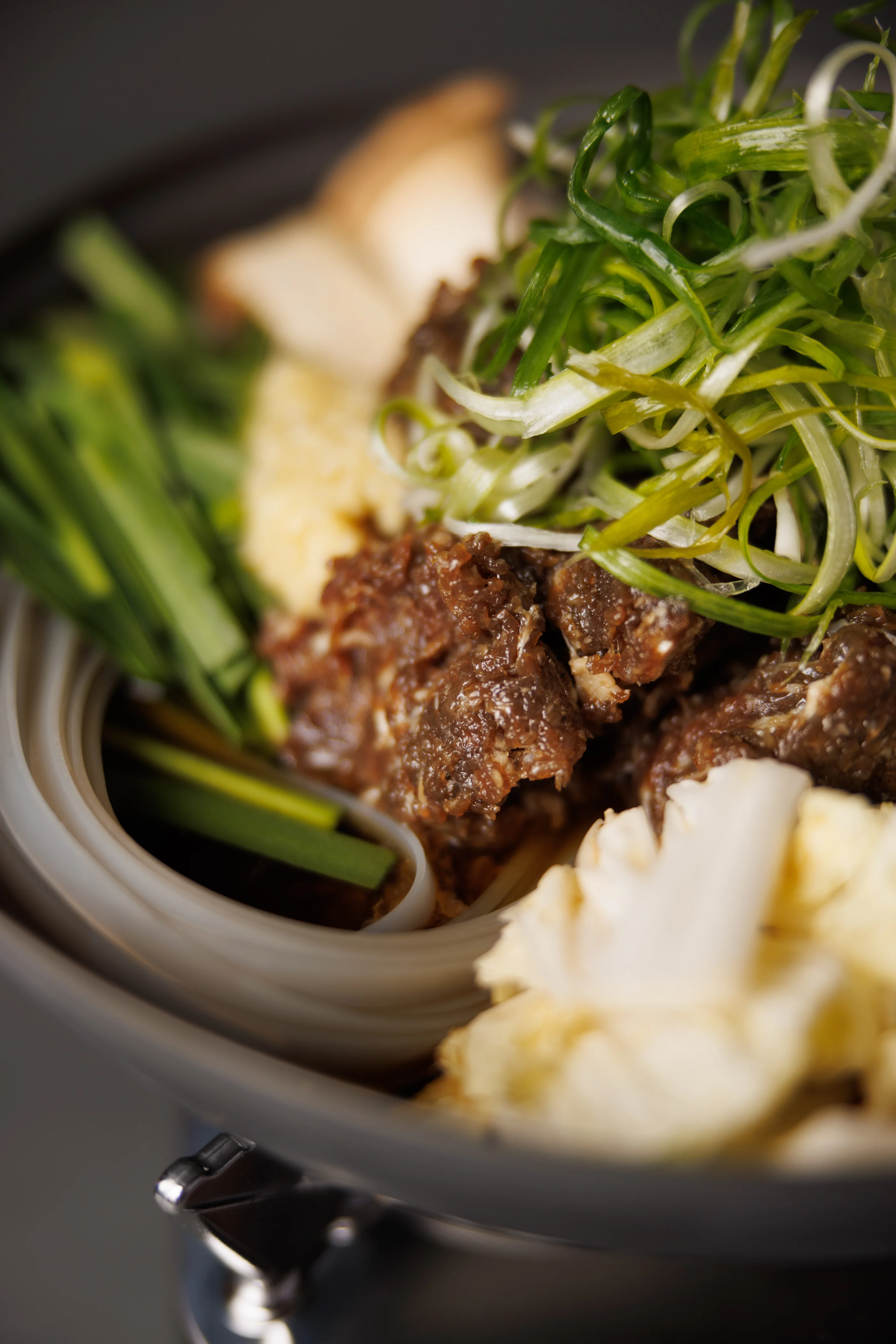 Korean jjimjilbang hot pot with beef and vegetables