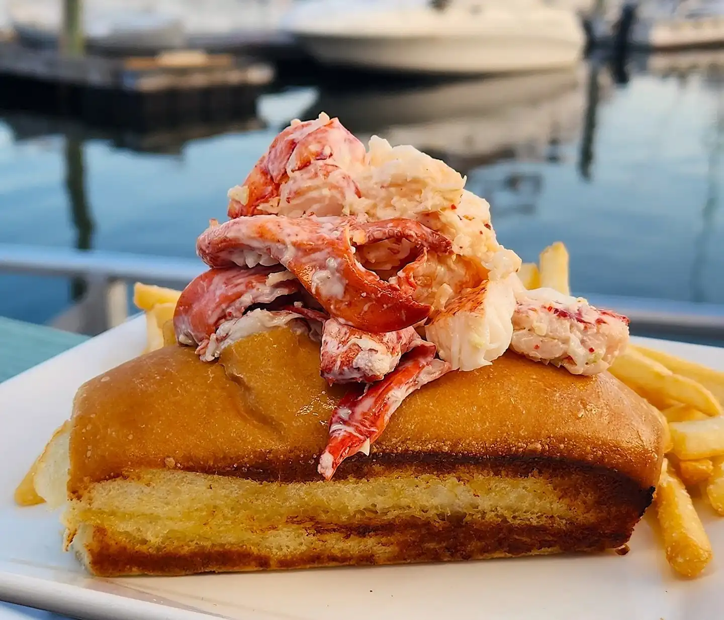 Best Lobster Roll freshest in Gloucester MA on the water