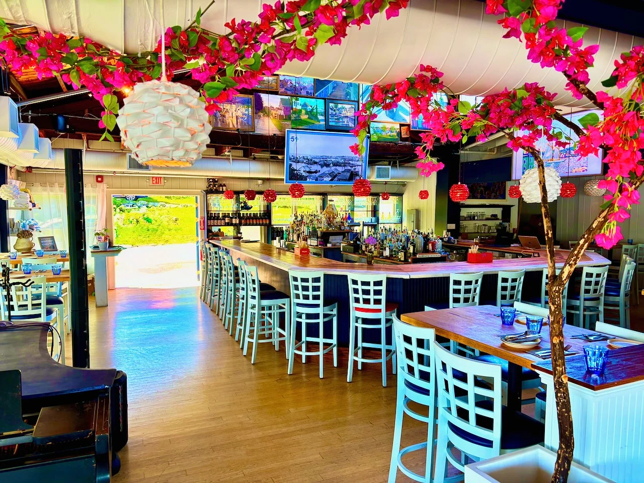 Sauteed Mussels best seafood restaurant Gloucester MA lunch on the water view