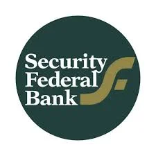 Logo of Security Federal Bank in a circular design