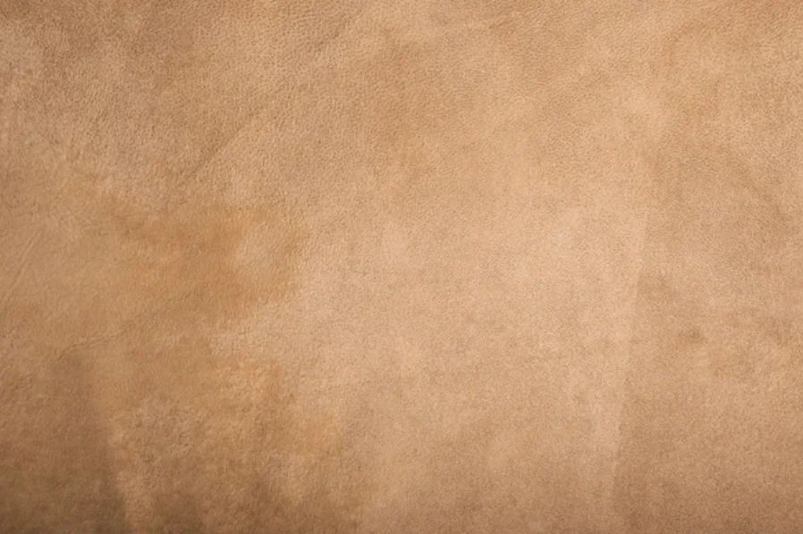 Close-up of soft beige suede texture