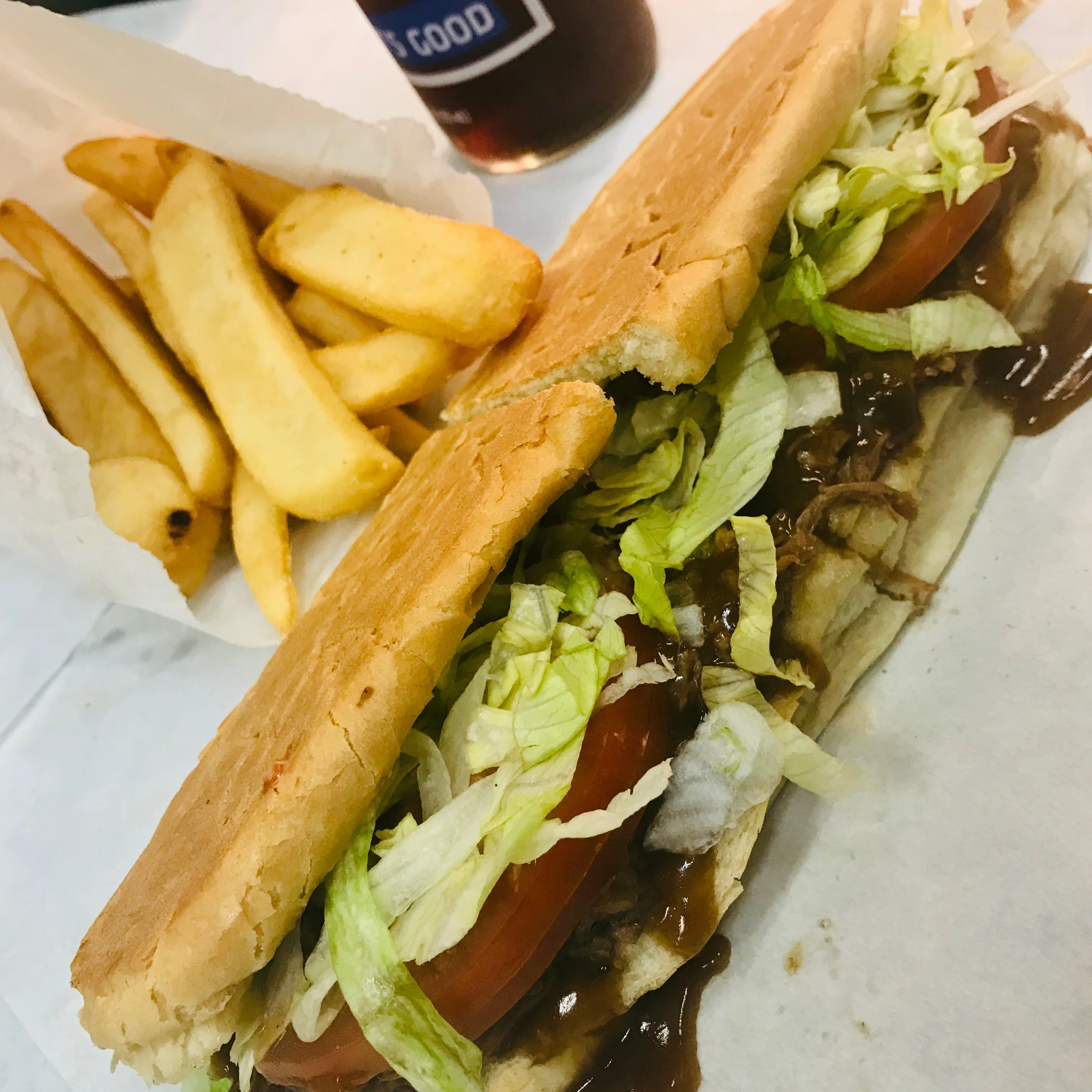 Roast Beef and Gravy Poboy
