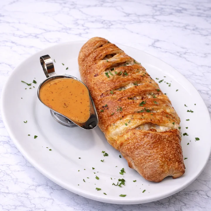Crispy Chicken Vodka Stromboli