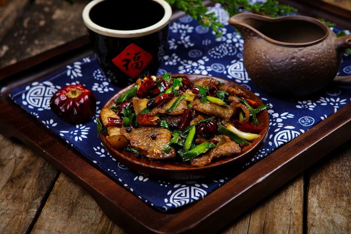 Silky Kitchen - Long Island City - Stir-Fried Pork Belly with Leek