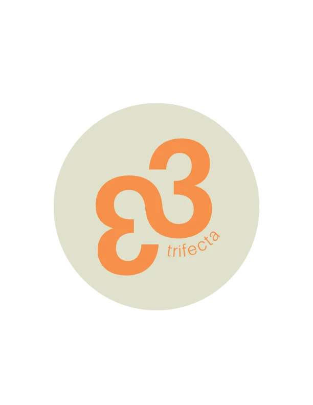 Logo of Trifecta restaurant featuring modern design