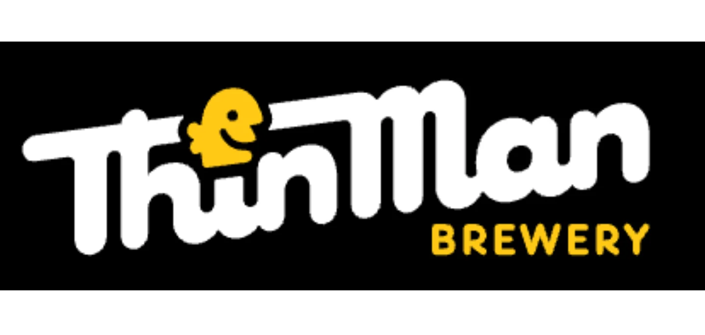 Thin Man Brewery logo featuring a playful design