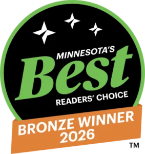 Minnesota's Best Readers' Choice bronze winner 2026 award badge