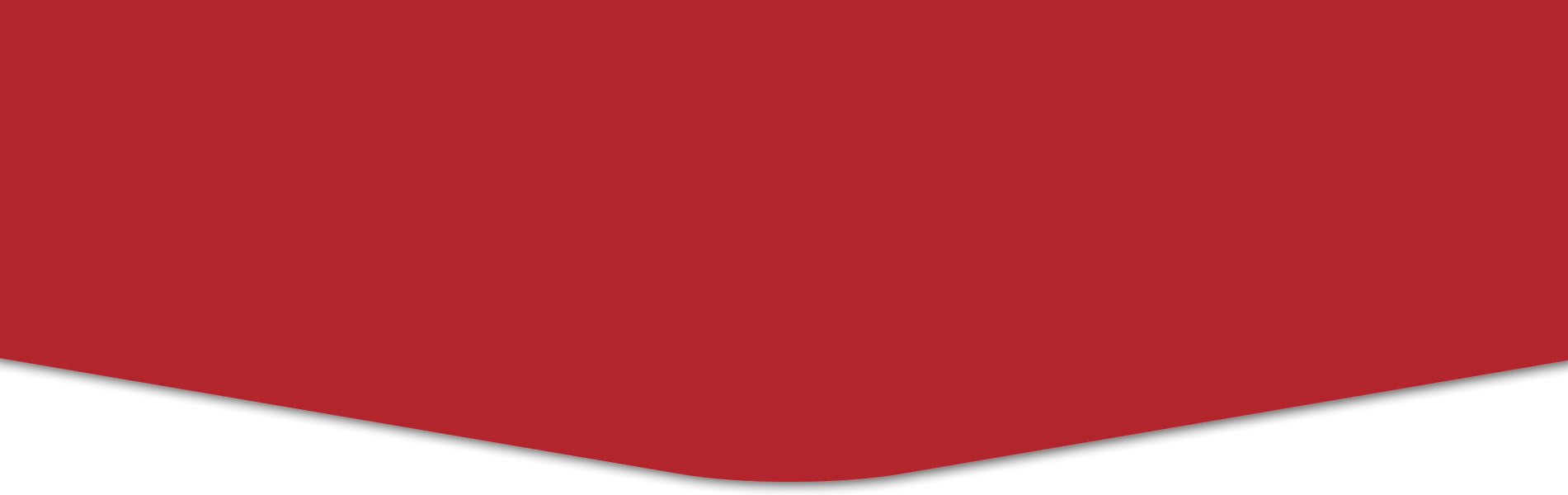 Red background with a curved bottom edge, suitable for restaurant branding.