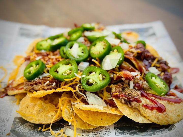 Loaded Pork Nachos