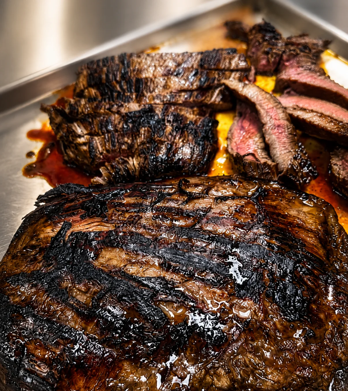Grilled Argentine asado with juicy beef cuts