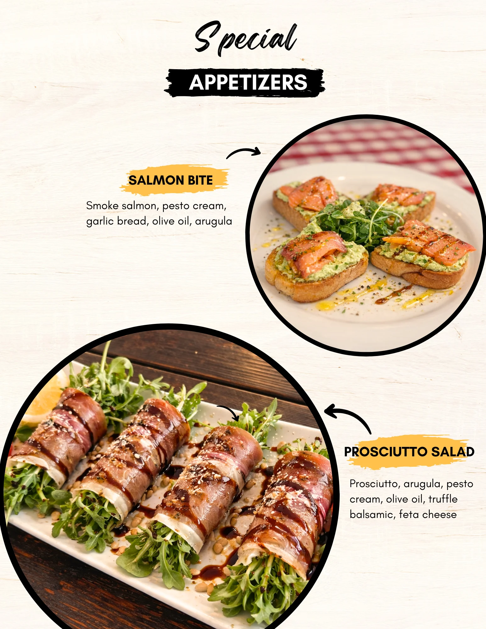 A variety of delicious appetizers served on a platter.
