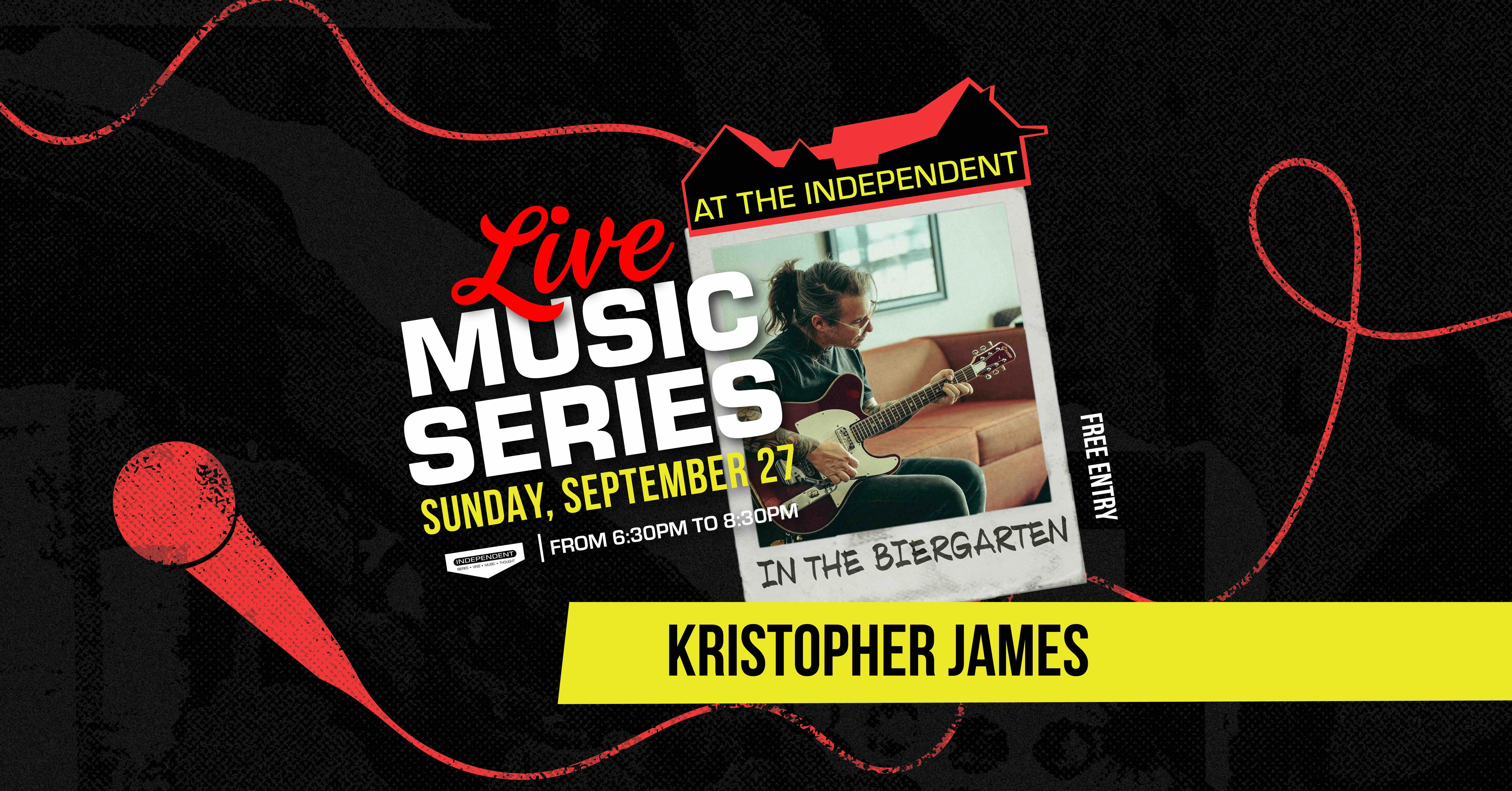 Promotional image for Indie Music event featuring Todd Murphy.