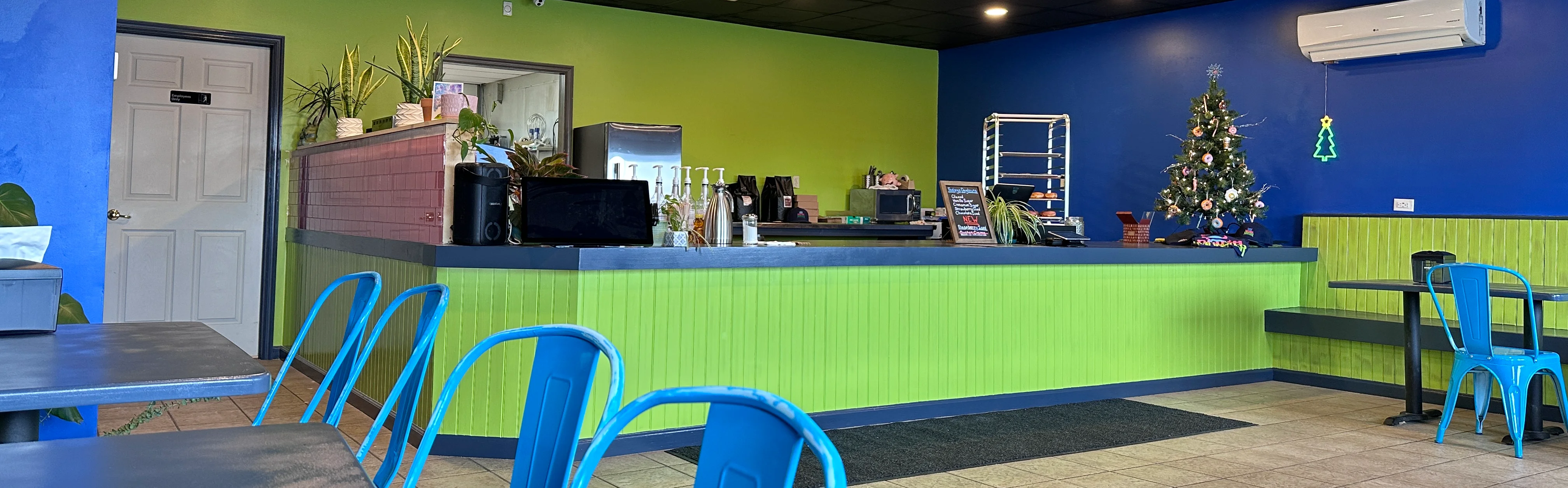 Front counter at the shop