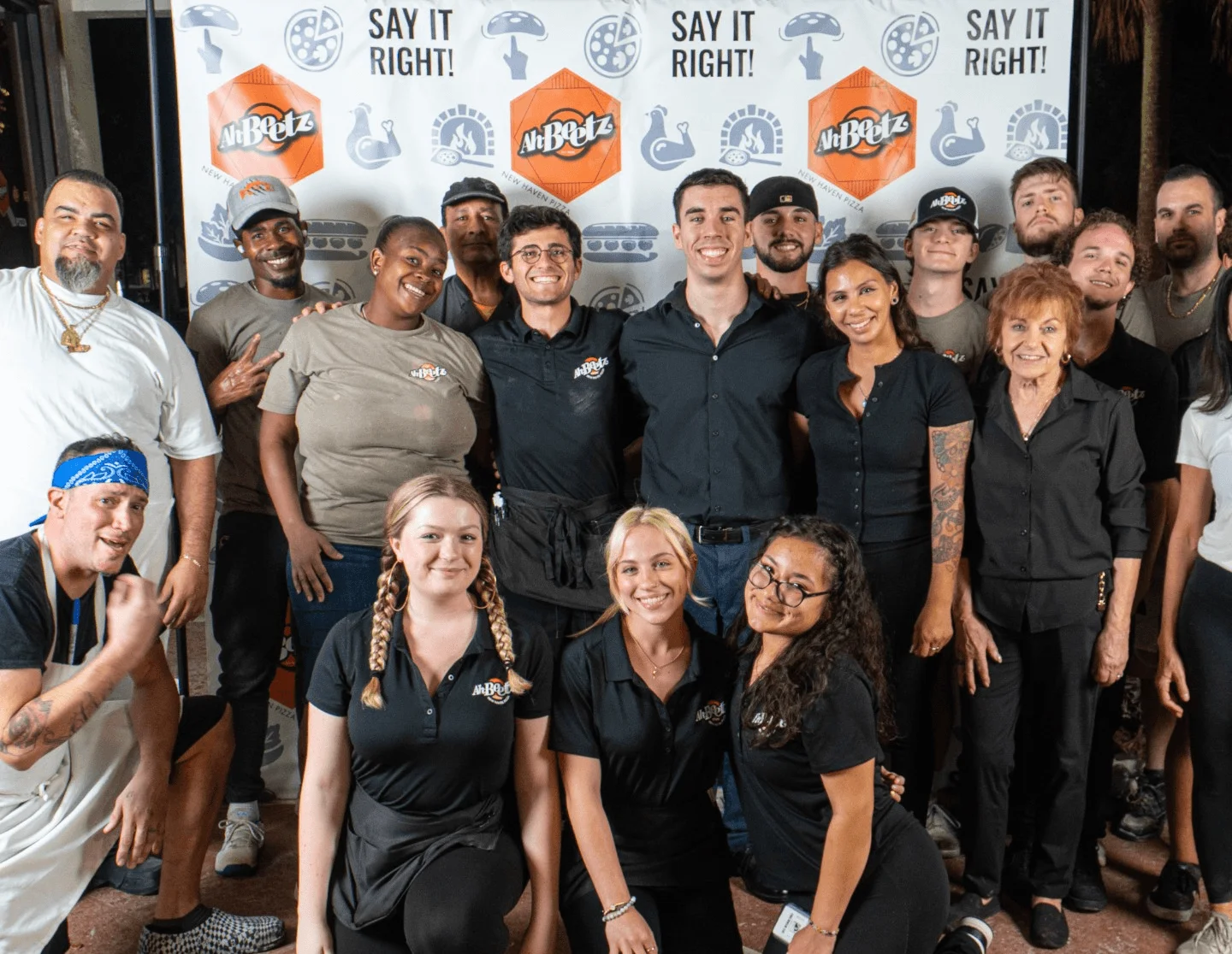 A group of employees for Ah Beetz