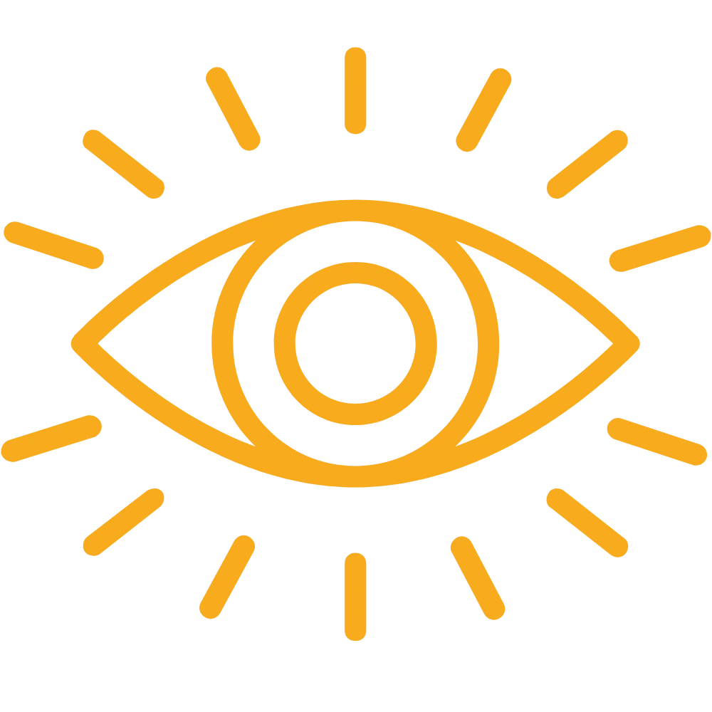 A gold vision icon to represent Tiffin Box's vision