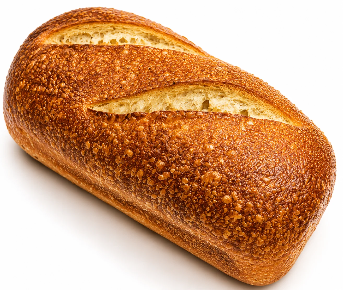 Delicious sourdough bread with a crispy crust and soft interior.