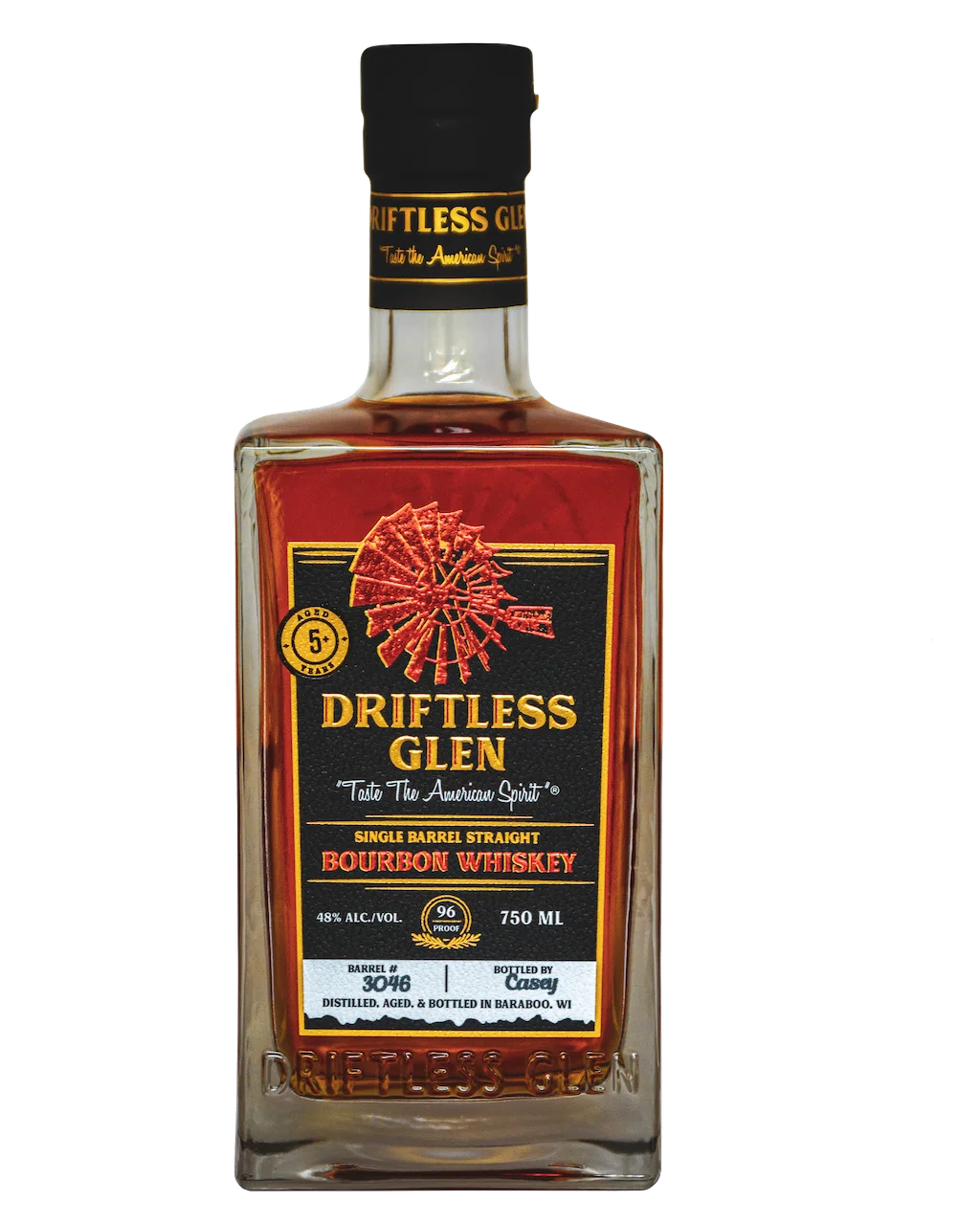 A bottle of Single Barrel Bourbon (96 Proof)