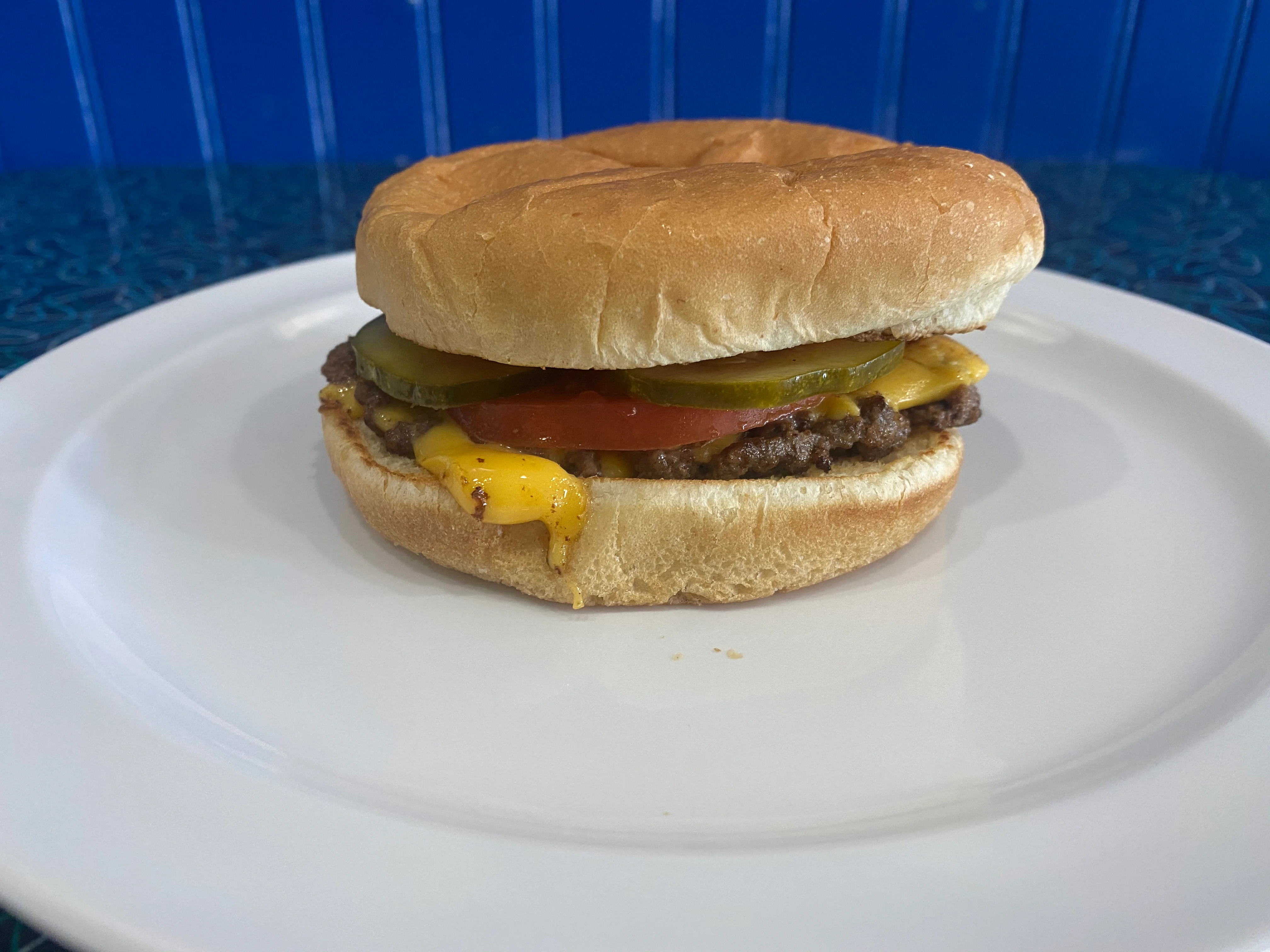Cheese Burger with toppings