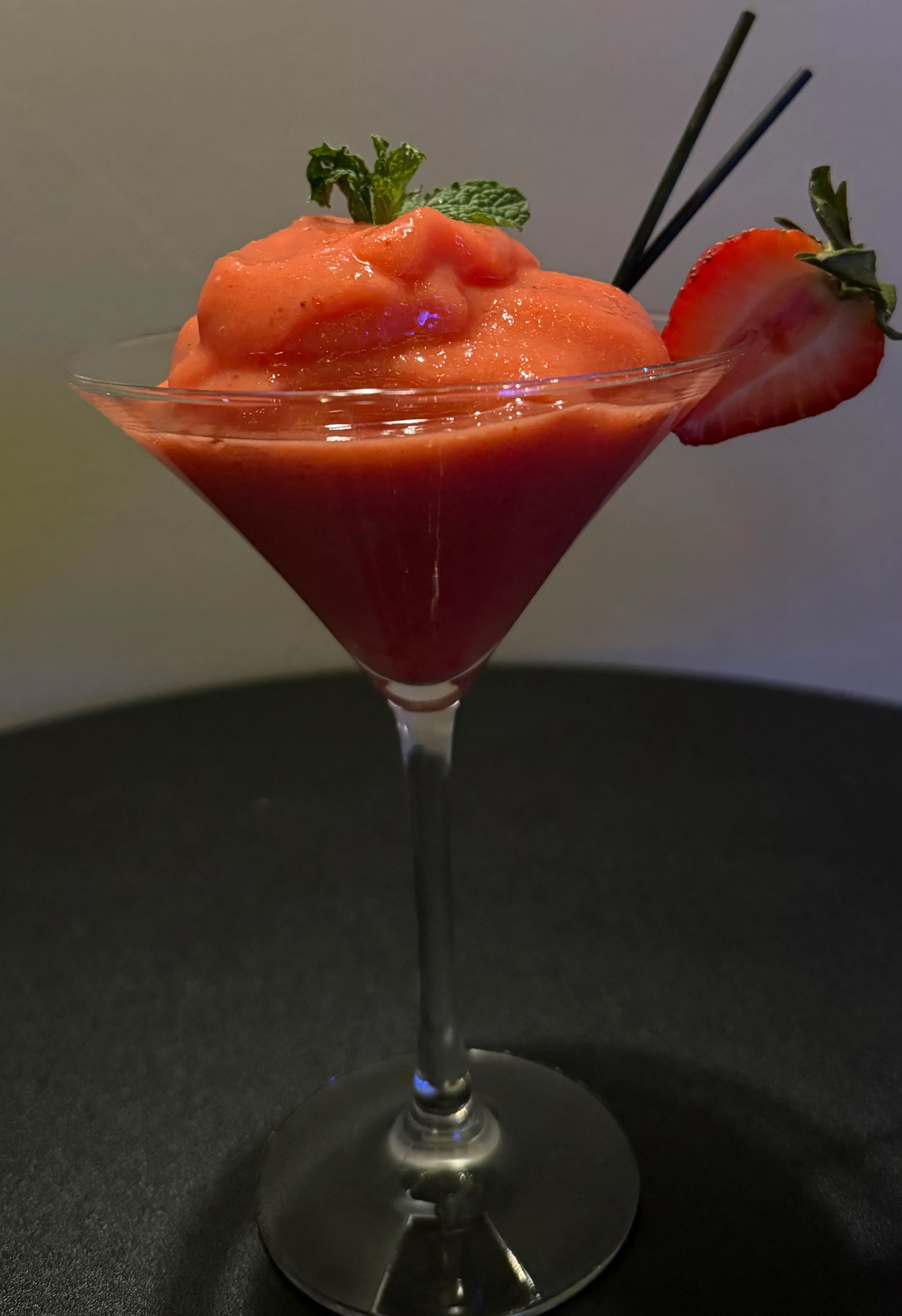 Elegant restaurant plating showcasing a gourmet dish with vibrant colors.