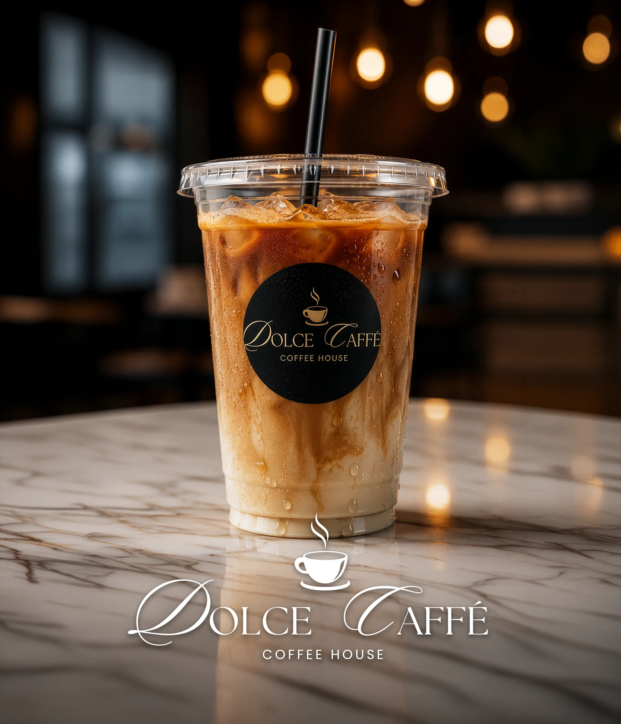 Iced coffee drink from Dolce Caffè Coffee House