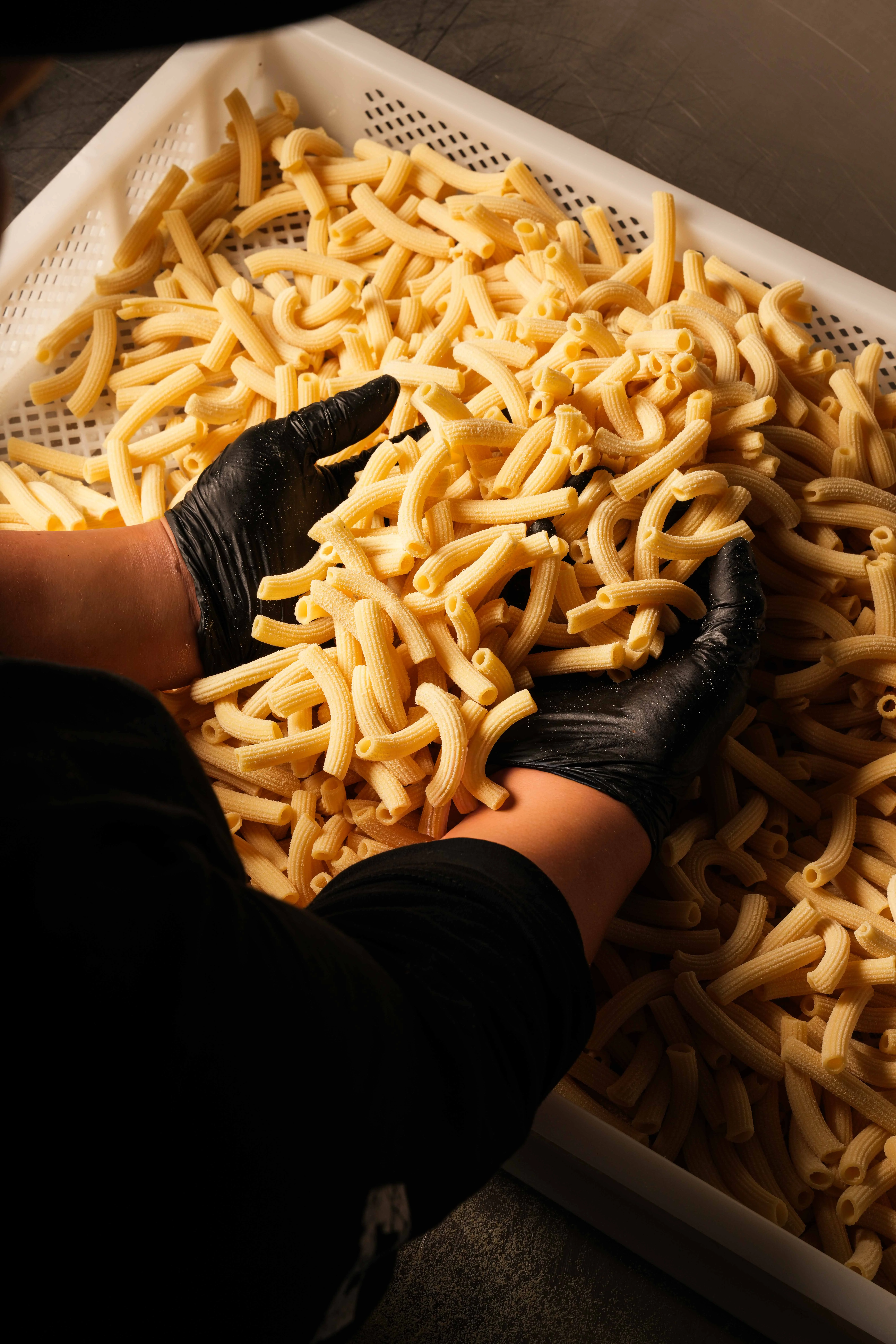 A restaurant chef preparing a dish