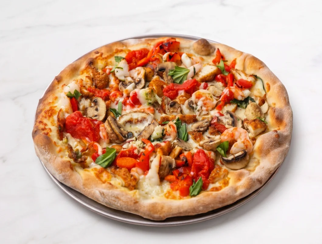 Shrimp & Chicken Pizza