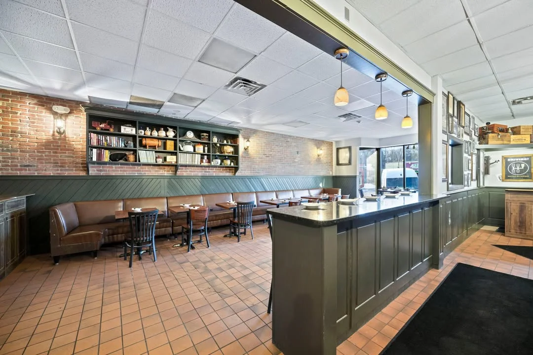 Delicious gourmet dish served in a stylish restaurant setting.