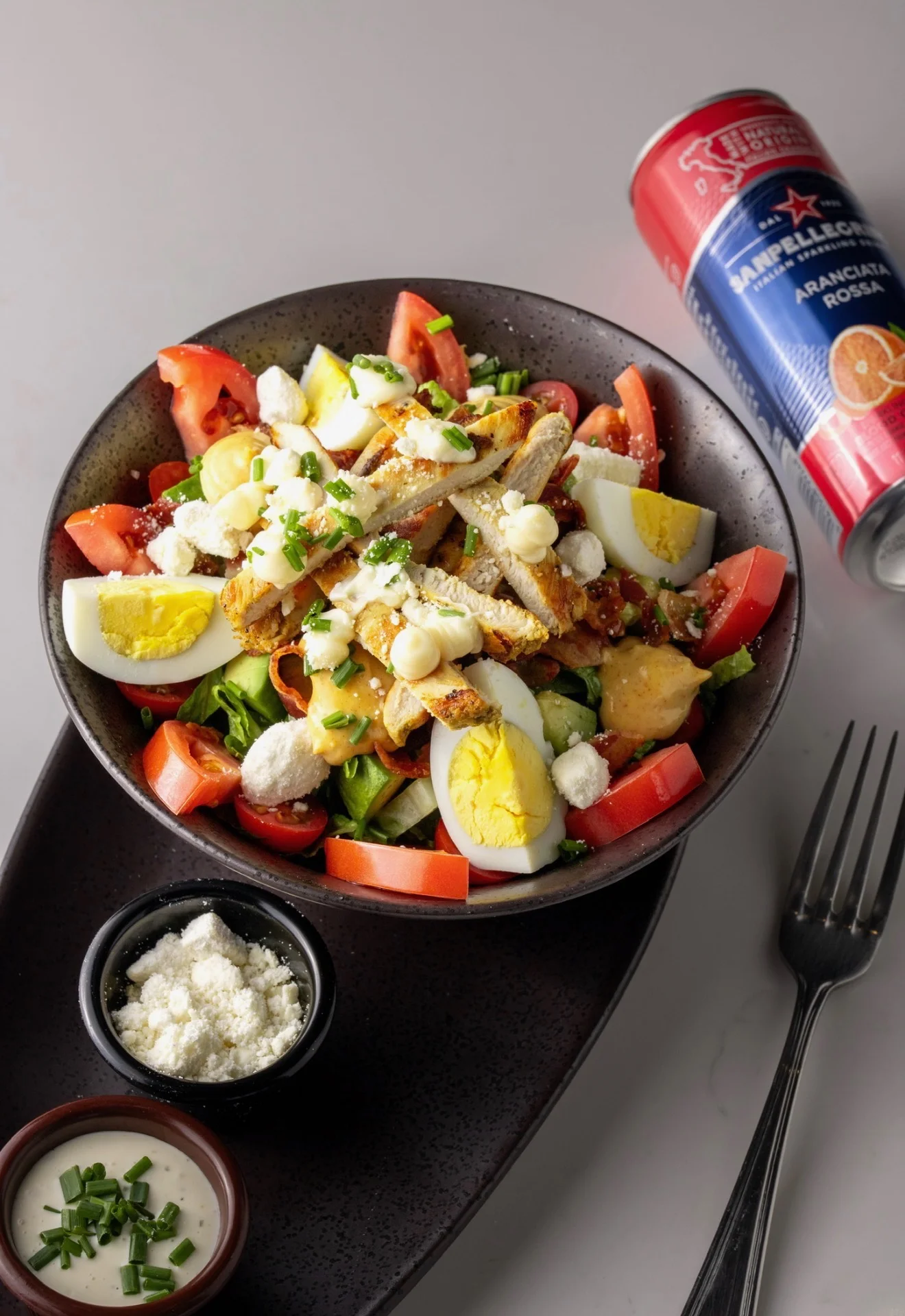 A colorful salad from the Standard