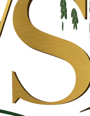 Logo of Willow Springs with golf and nature elements