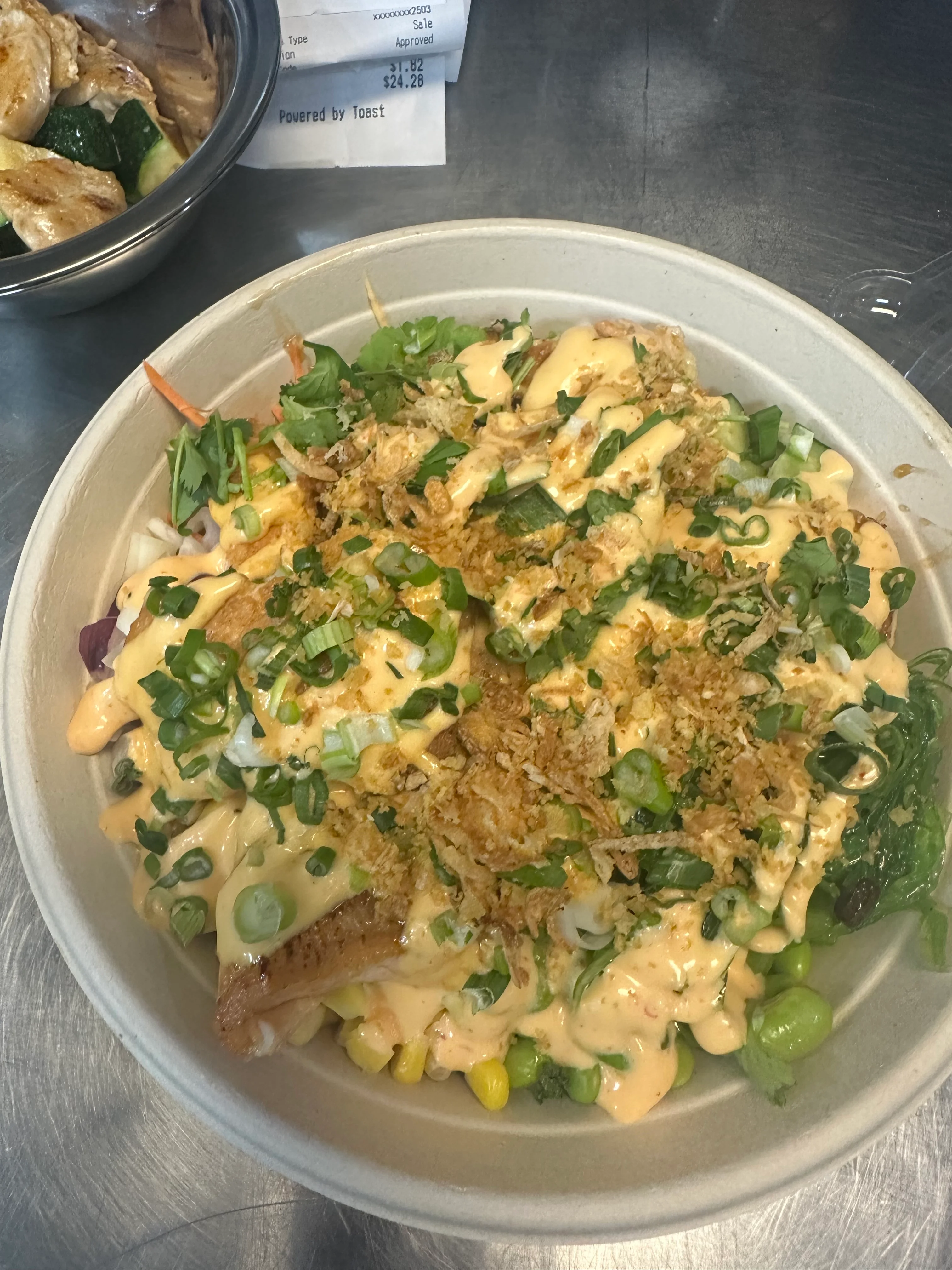 Delicious gourmet dish beautifully plated with vibrant colors.