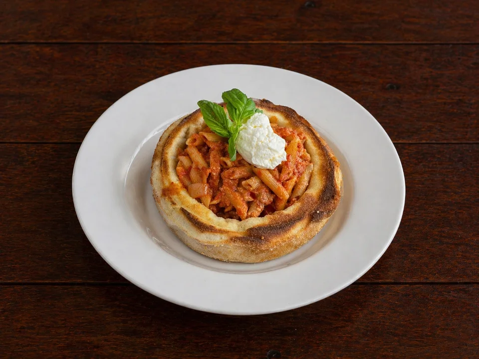 Bread Bowl - Penne with Tomato Sauce & Ricotta
