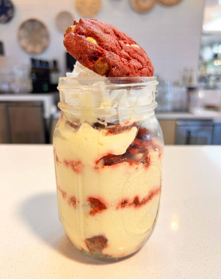 Red Velvet Banana Pudding*************# at Page’s Okra Grill