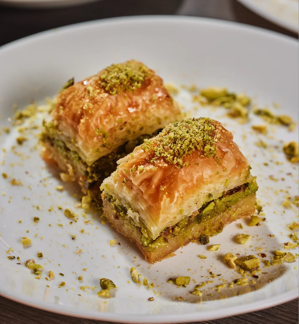Turkish baklava at Sufrat Grill