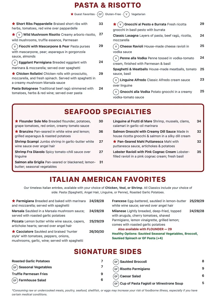 Pasta & Risotto
