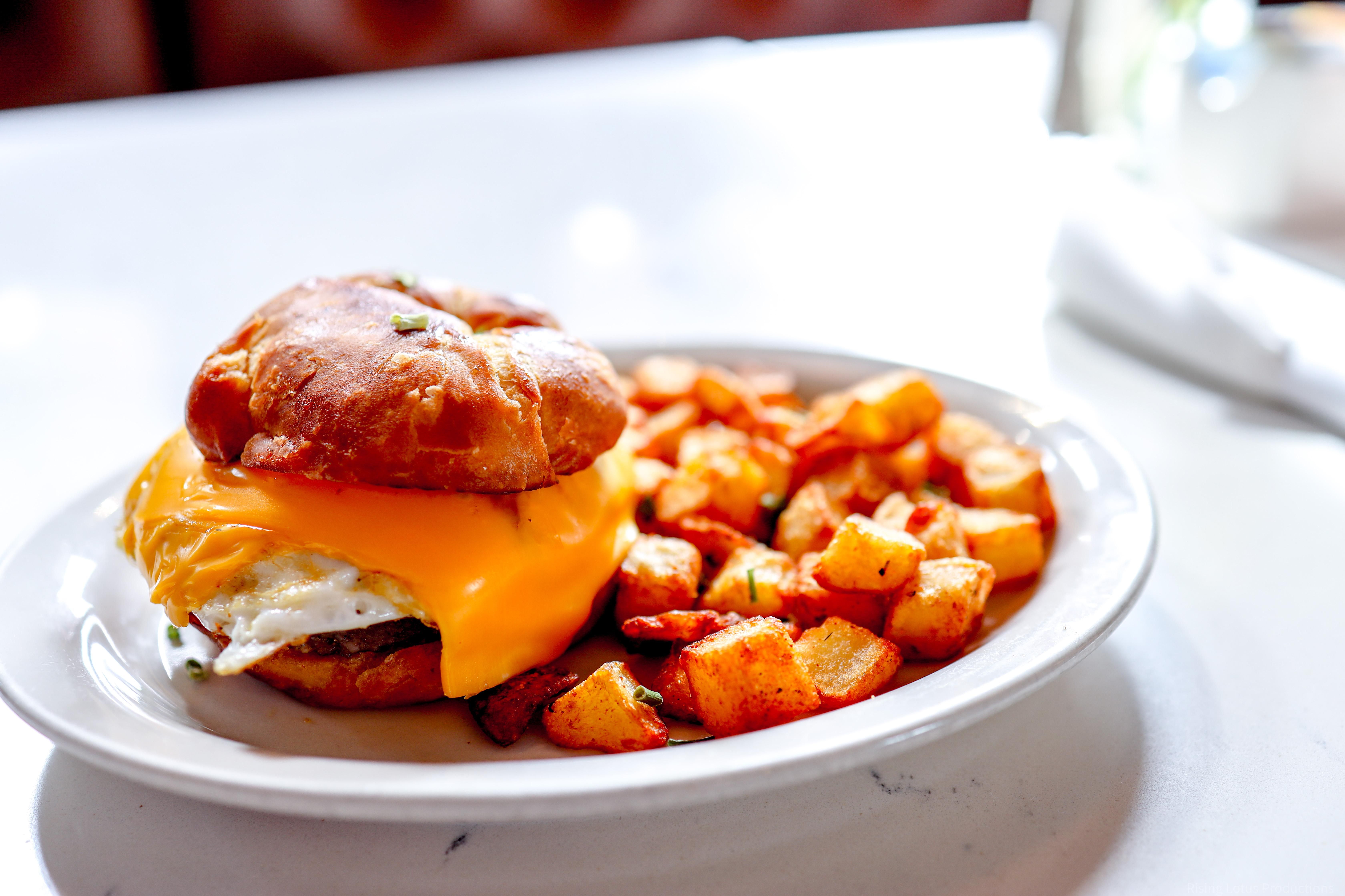 EGG AND SAUSAGE CROISSANT