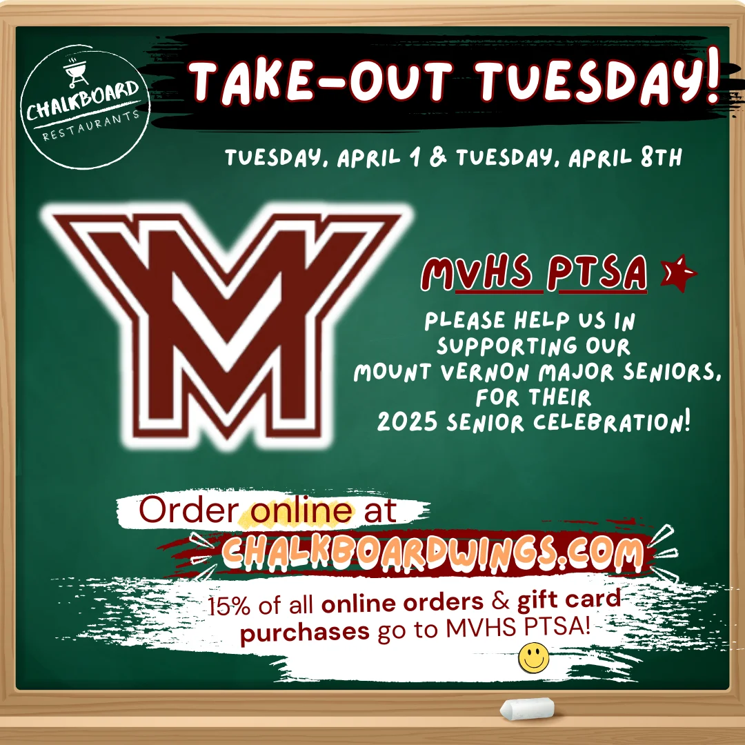 Promotional poster for Take-Out Tuesday supporting local seniors