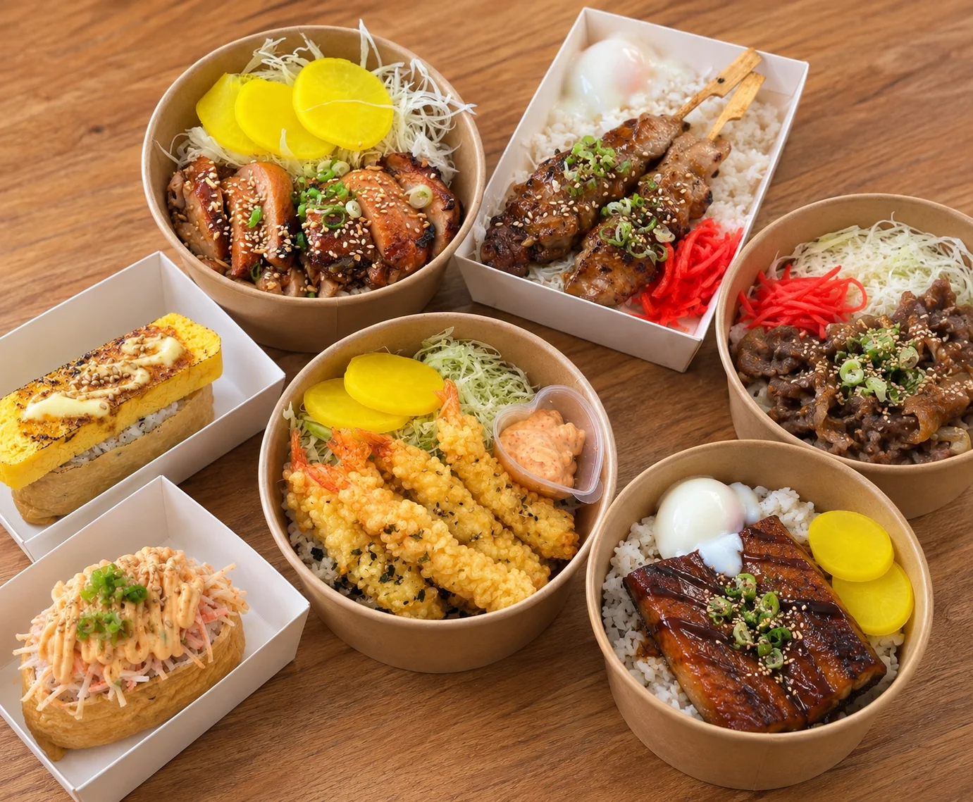 Japanese katsu curry served in a bowl with rice and garnishes