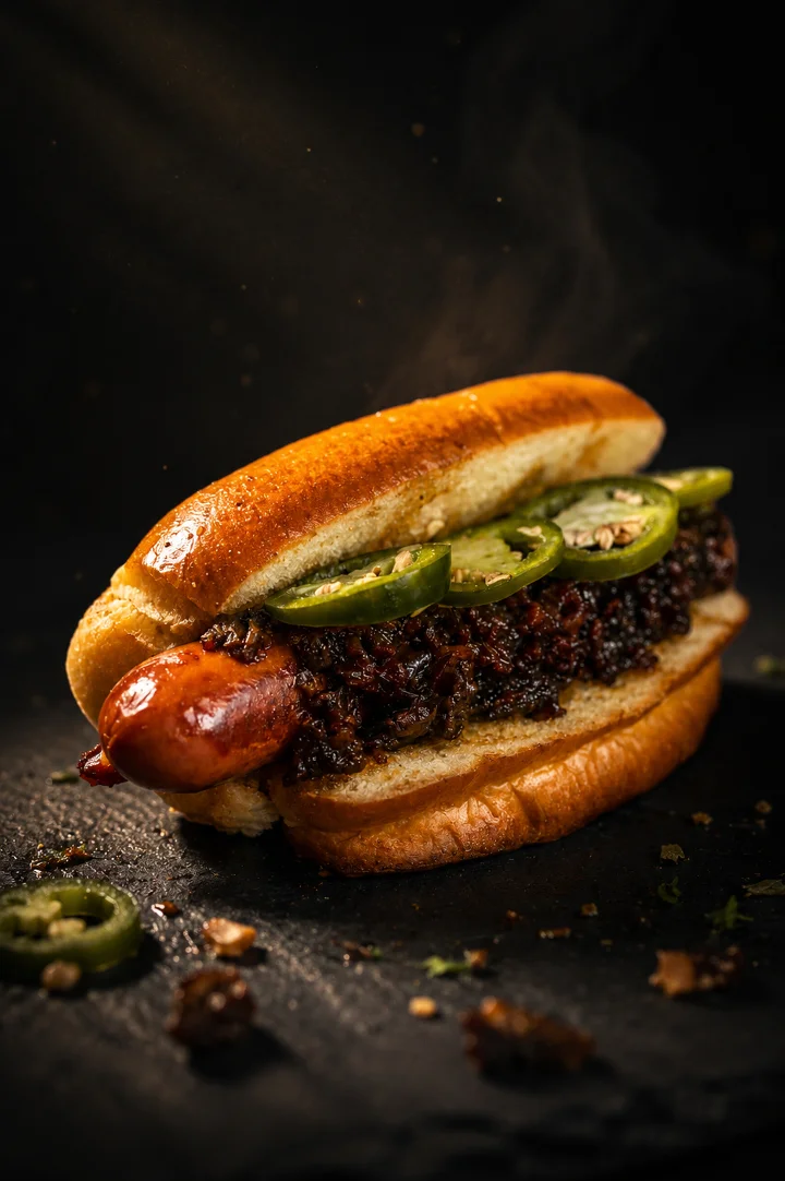 E.P. Platinum hot dog
