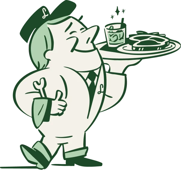 Mr. Lloyd mascot character in a playful pose