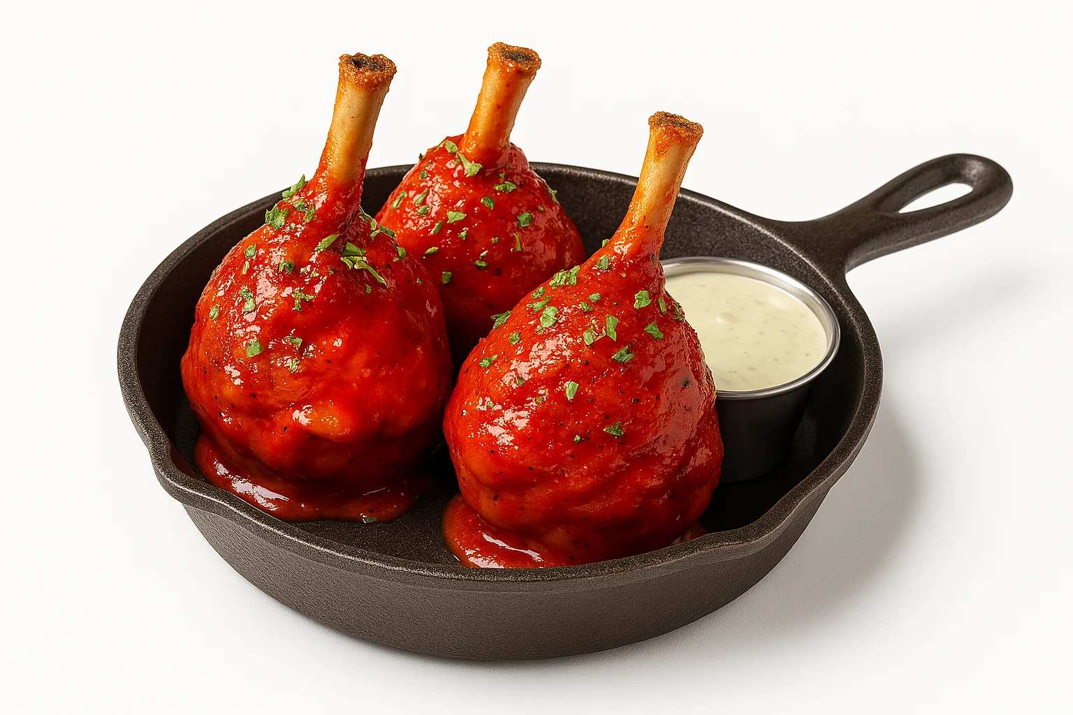 Chili BBQ Chicken Lollies