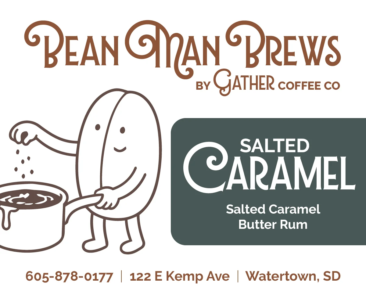 Salted caramel butter rum coffee drink from Bean Man Brews