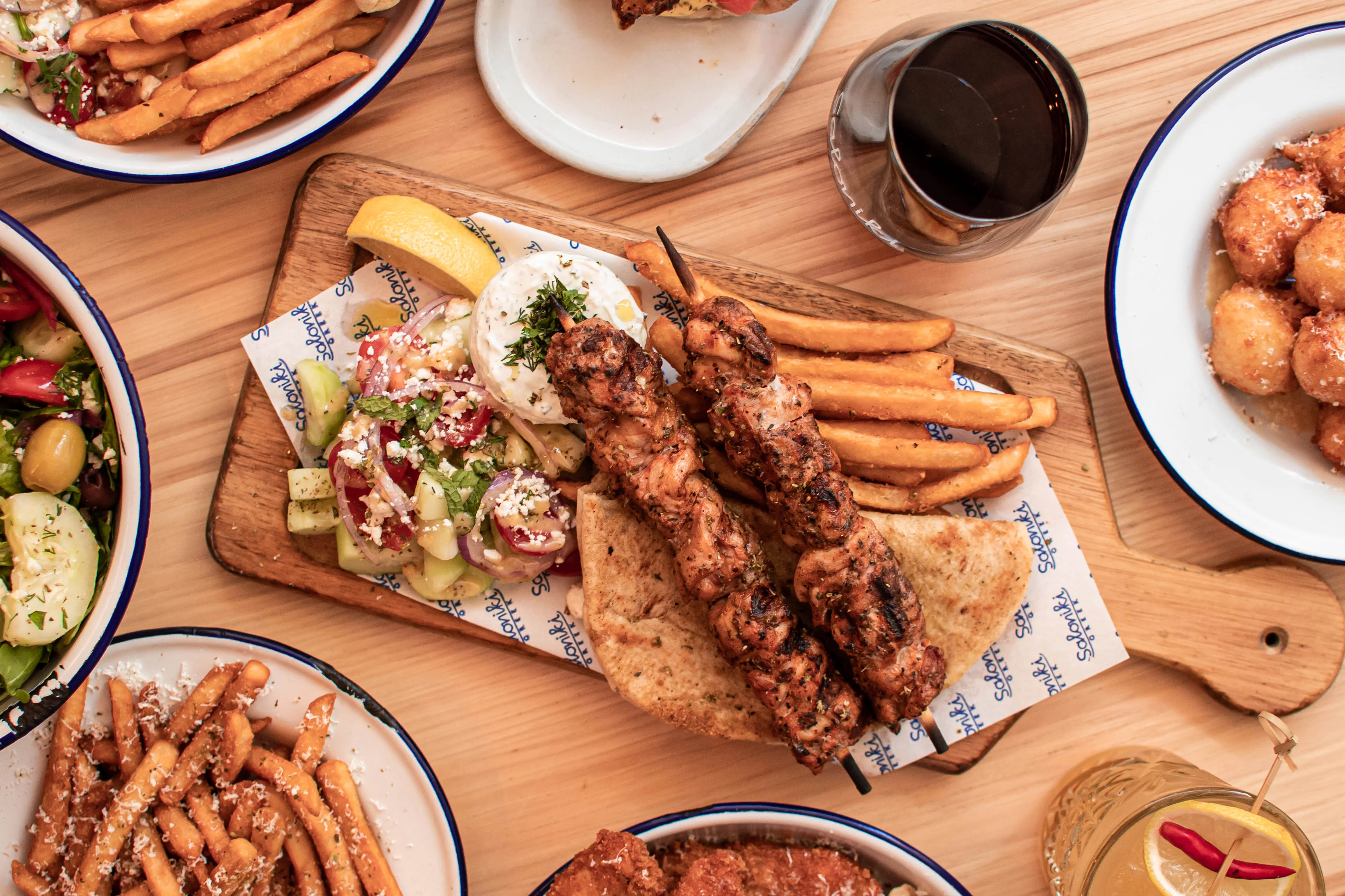 Chicken Souvlaki Plate