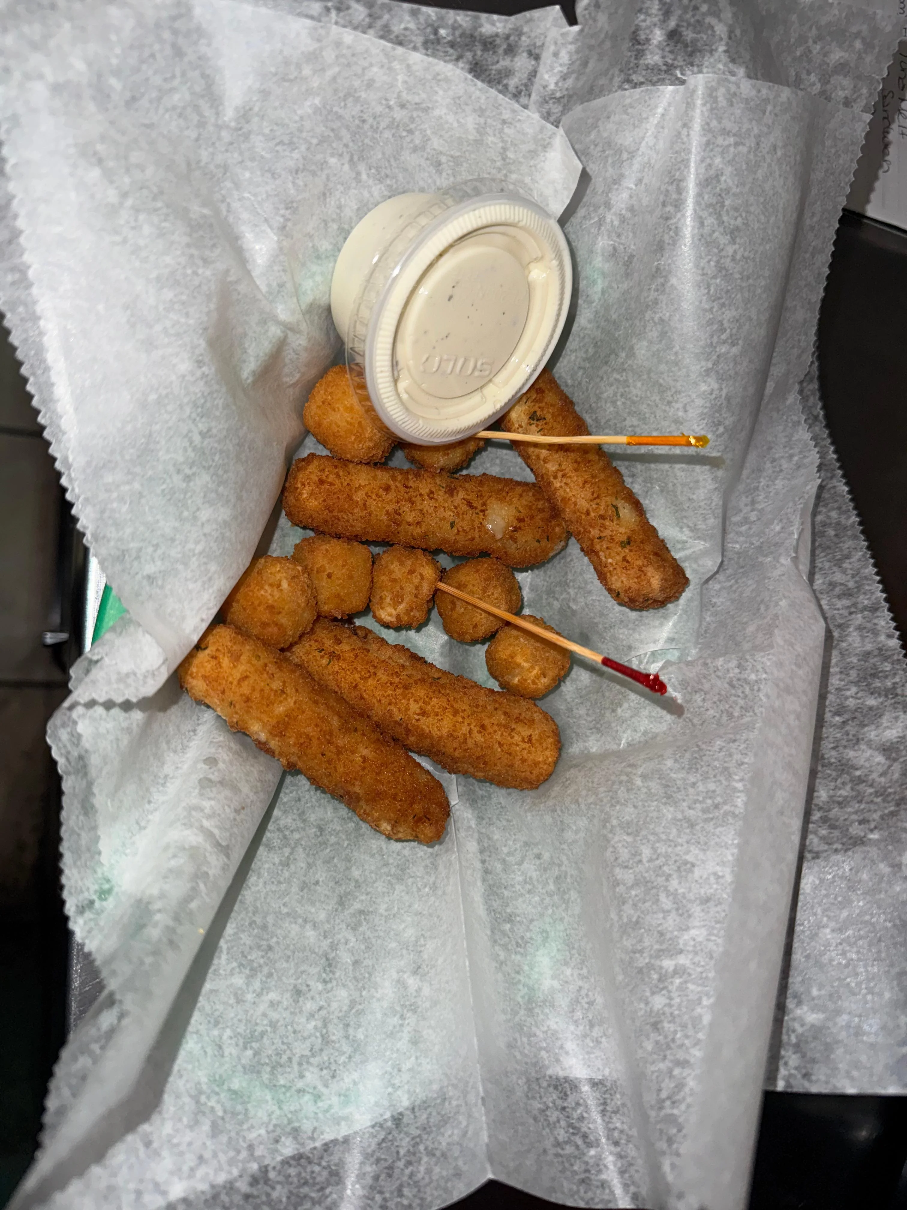 Cheese Sticks and Balls