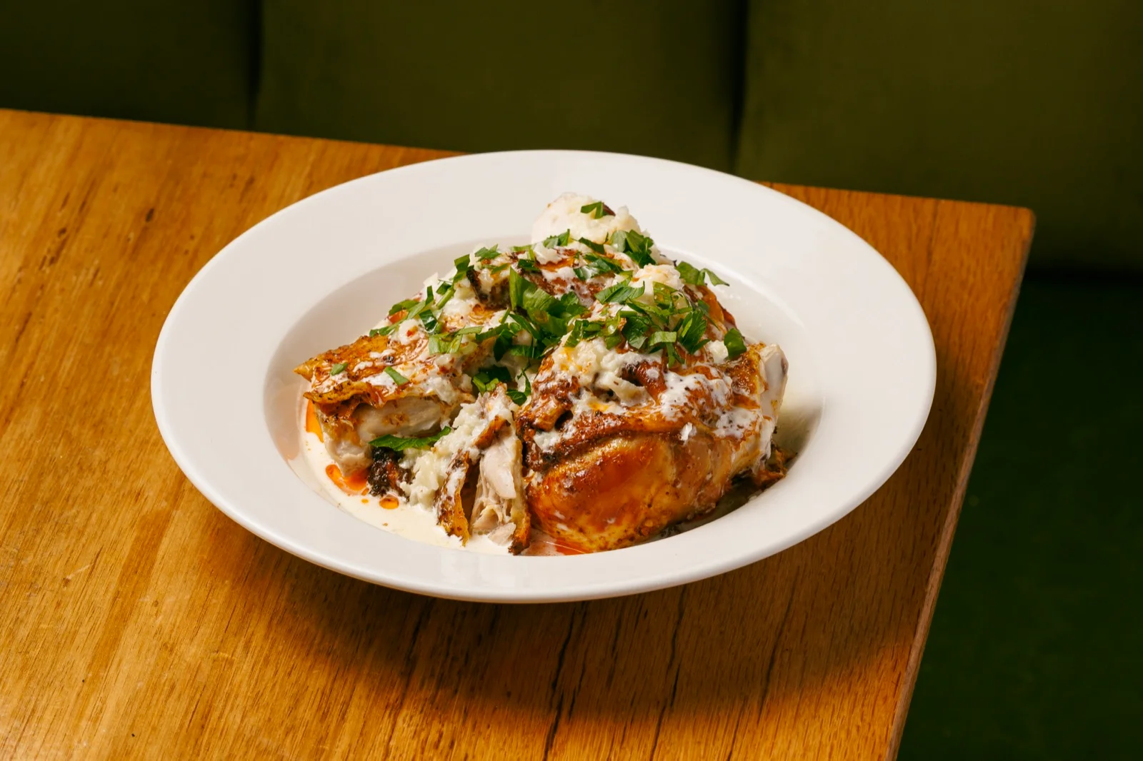 Roasted Cornish Hen in Shkmeruli