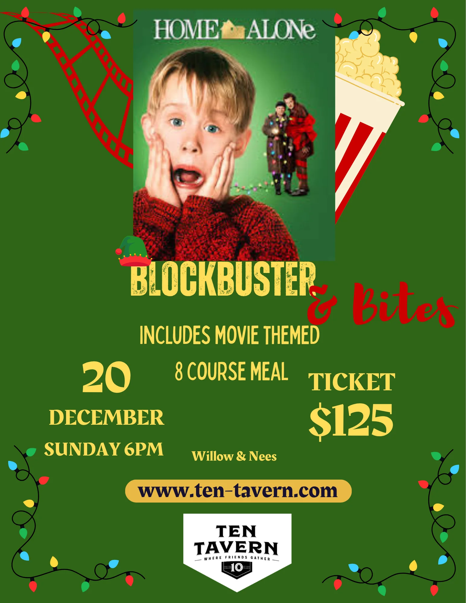 Home Alone Themed Movie Night