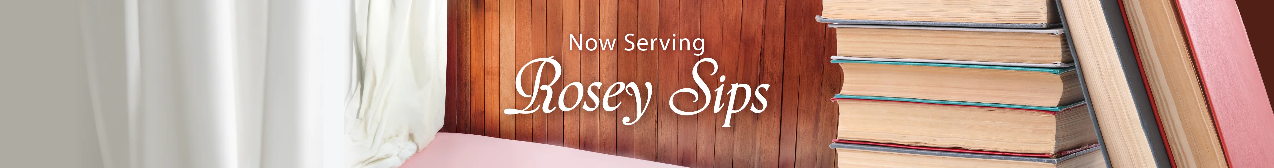 Graphic showing Klatch Coffee's Rosey Sips menu