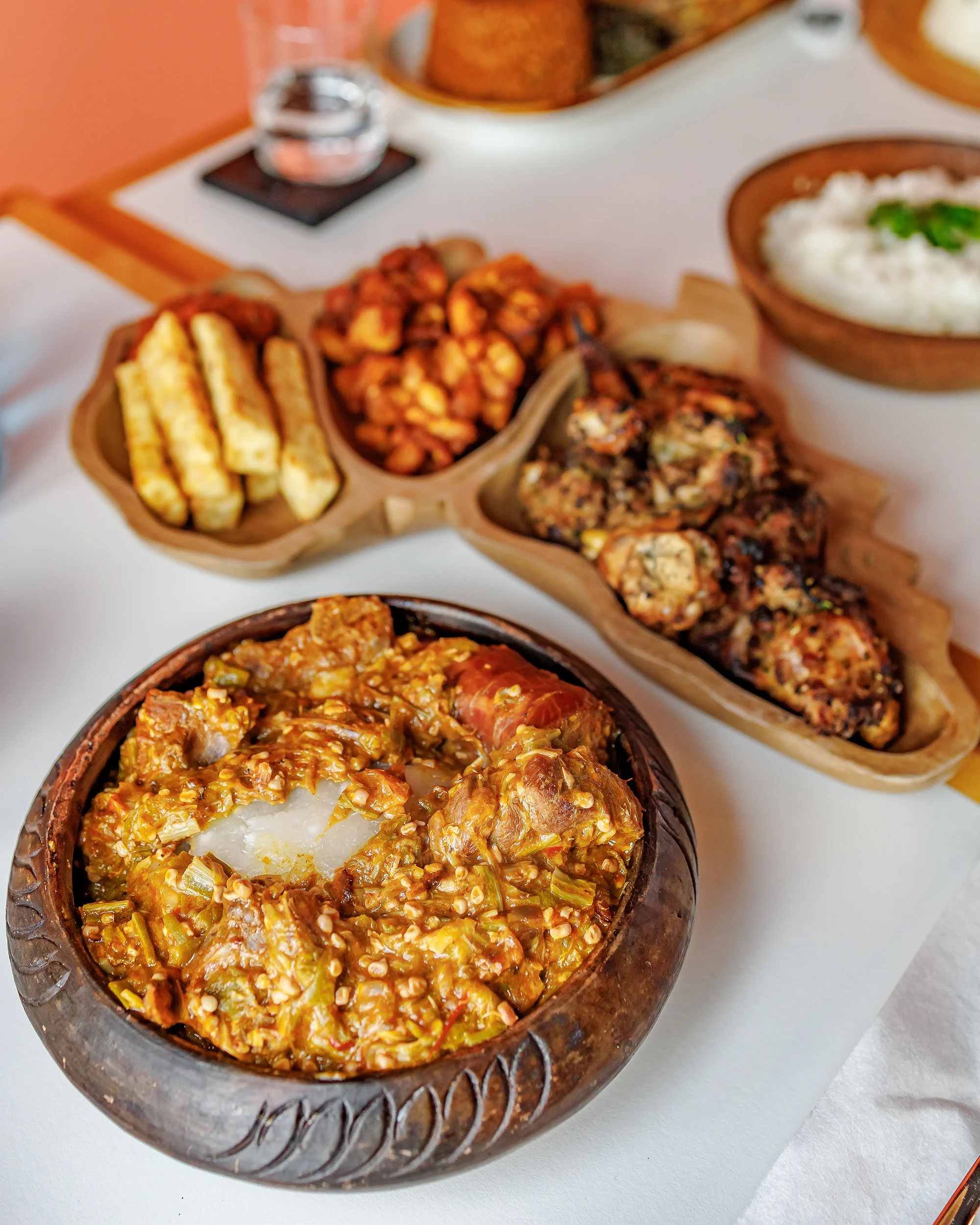 A restaurant chef preparing a dish