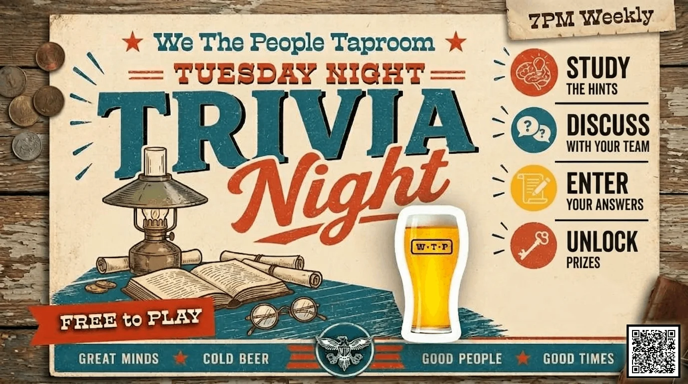 Trivia Tuesdays at We The People Taproom!