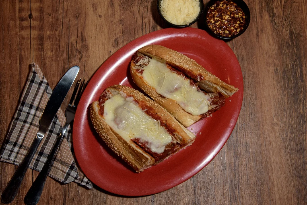 Meatball Parmigiana Sandwich