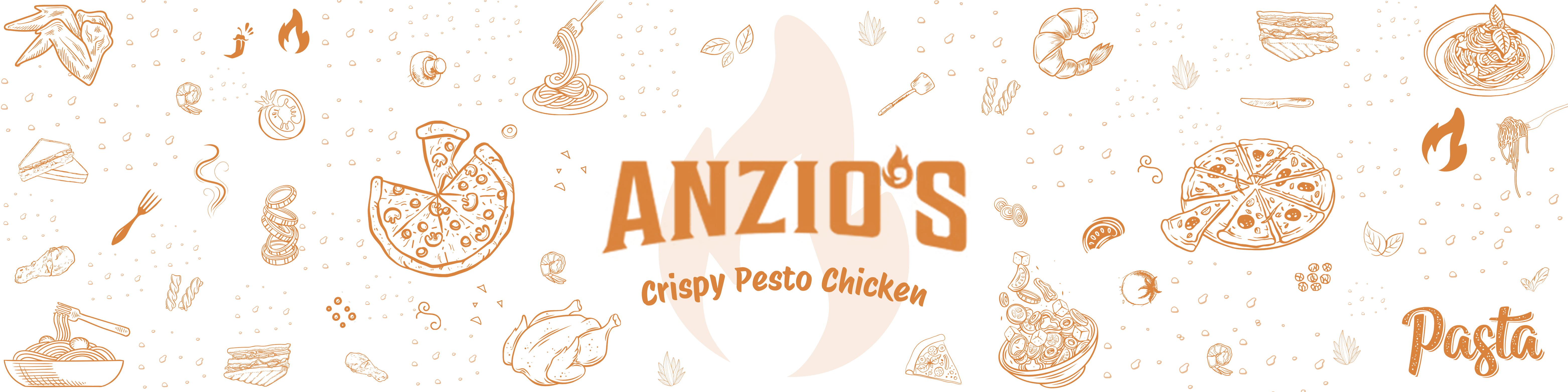 Artistic collage of Italian pasta dishes and culinary elements